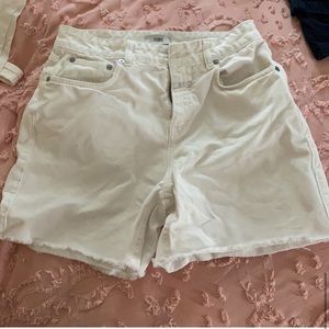 Made in Italy closed denim shorts